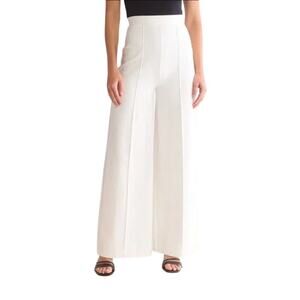 By Design Julianna Ponte Wide Leg Pants White Gardenia M
